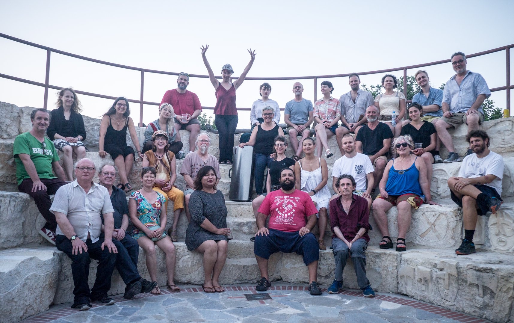 XFest Cyprus performers and organizers - photo by Adrian Northover